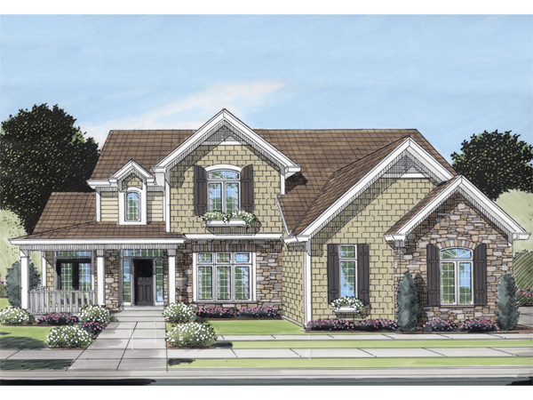 Riverhaven Rustic Country Home Plan 065D-0096 | House Plans and More