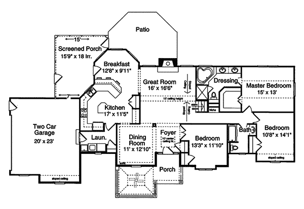 Pheasant Run European Home Plan 065D-0132 | House Plans and More