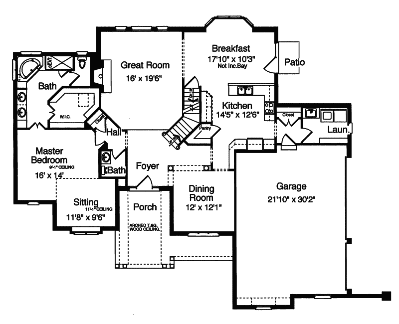 Rainhill Traditional Home Plan 065D-0143 | House Plans and More