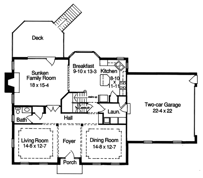 Glen Abbey Georgian  Home Plan  065D 0150 House  Plans  and More