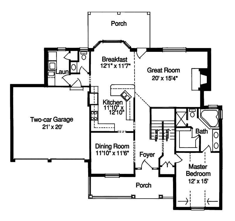 Marvilla Traditional Home Plan 065D-0171 | House Plans and More