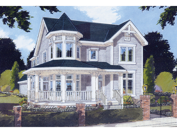 Saguenay Victorian Home Plan 065D-0200 | House Plans and More