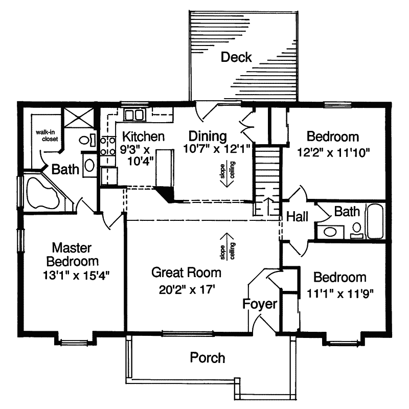 Corby Country Ranch Home Plan 065D0212 House Plans and More