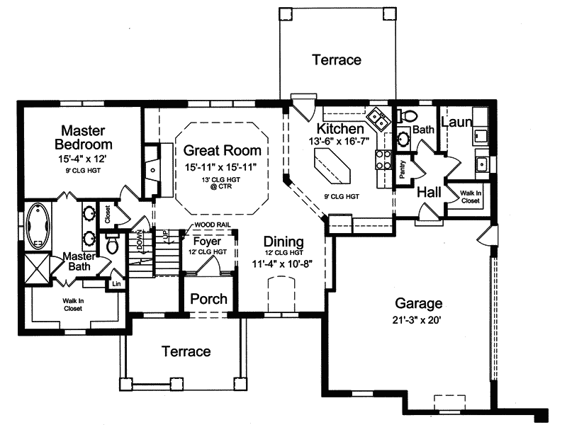 Lacewood Country French Home Plan 065D-0298 - Shop House Plans and More