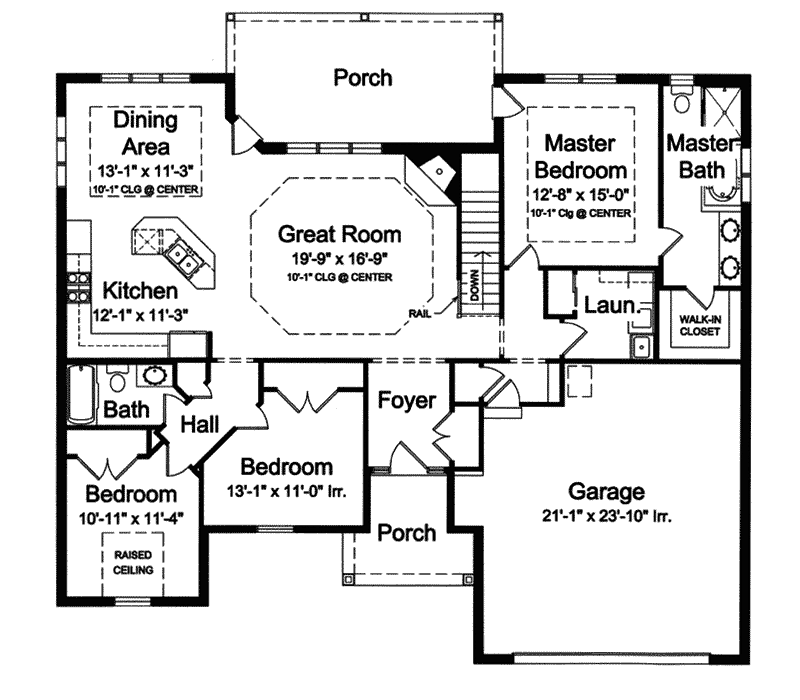 Hennessey Hill Ranch Home Plan 065d 0305 House Plans And More