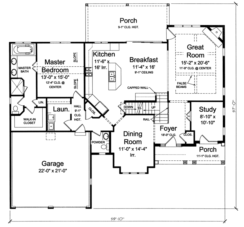 Chamberlain Craftsman Home Plan 065D-0380 - Search House Plans and More