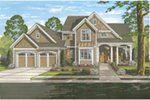 Country House Plan Front of House 065D-0380
