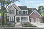 Luxury House Plan Front of House 065D-0386