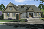 Traditional House Plan Front of House 065D-0388