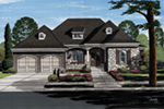 English Cottage House Plan Front of House 065D-0394