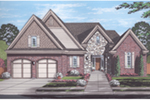 Shingle House Plan Front of House 065D-0400