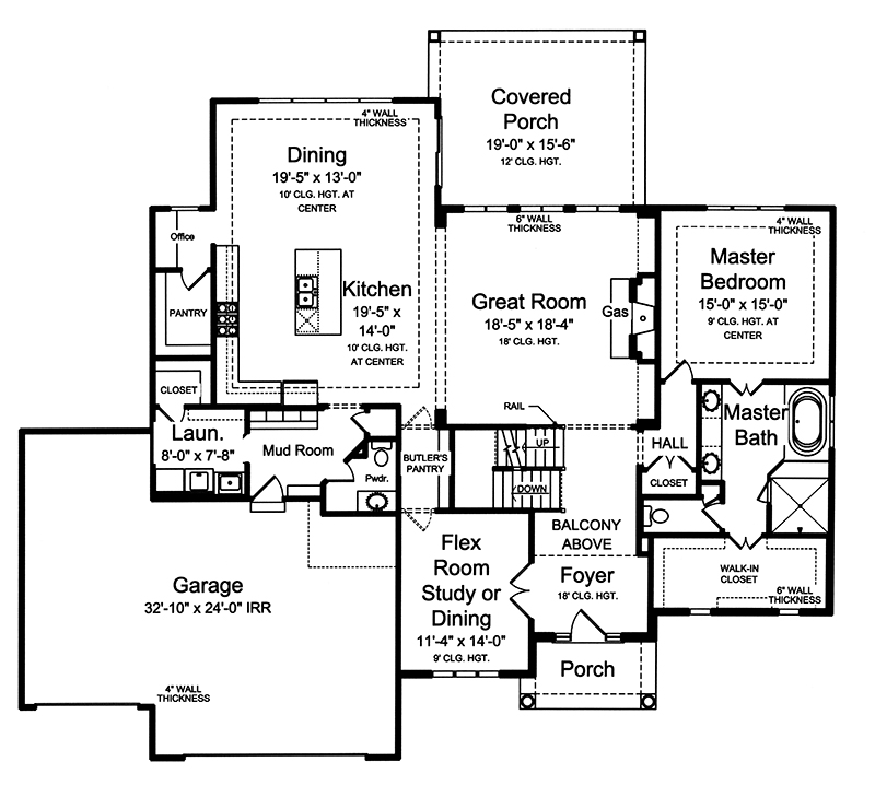 Green Briar Traditional Home Plan 065D0432 House Plans