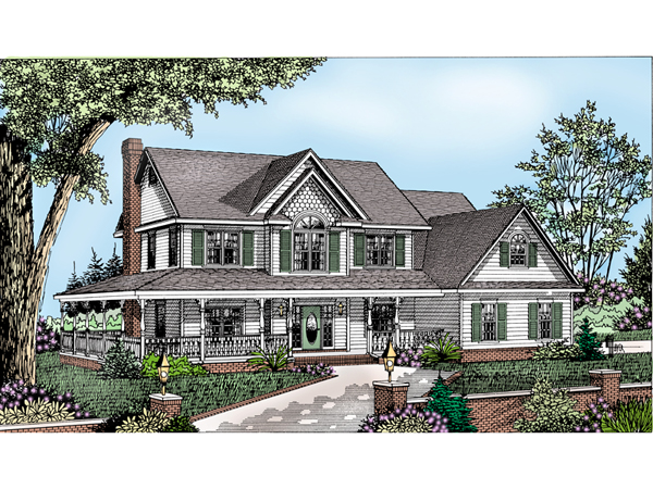 Hemlock Country Farmhouse Plan 067D-0009 | House Plans and More