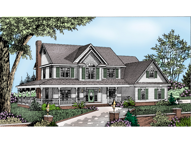 Hemlock Country Farmhouse Plan 067D-0009 - Search House Plans and More