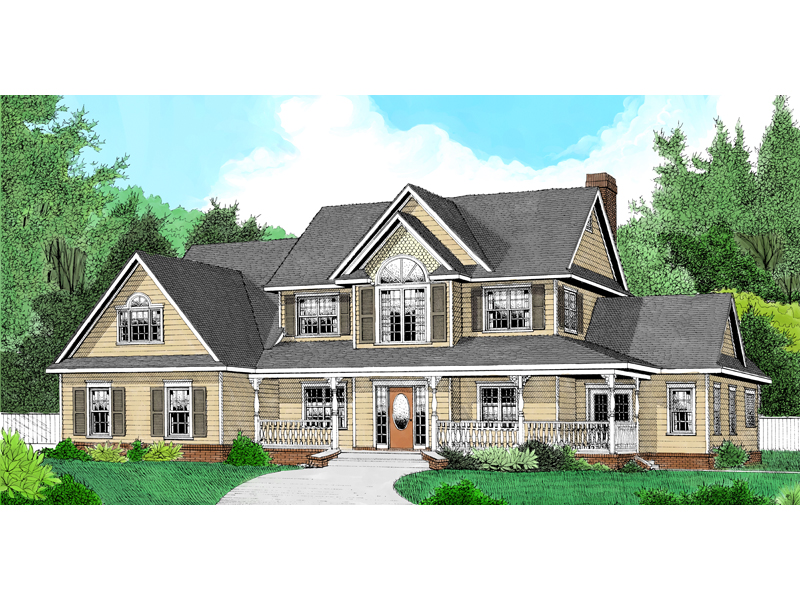 Pennslyvania Victorian Farmhouse Plan 067D-0034 - Shop House Plans and More