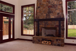Southern House Plan Fireplace Photo 01 - Rooney Craftsman Home 071D-0003 | House Plans and More