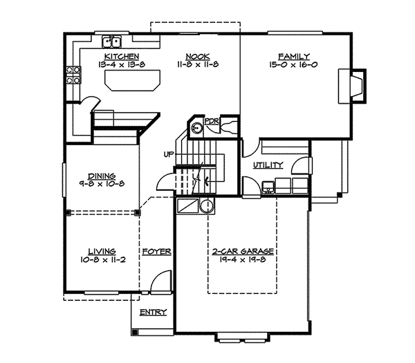 Croydon Tudor Style Home Plan 071D-0064 | House Plans and More