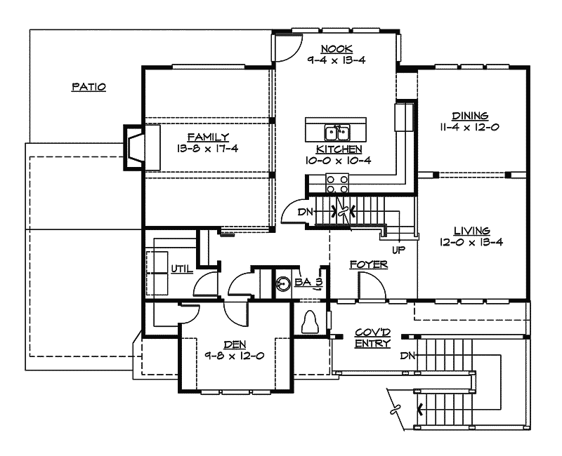 Gardenway Craftsman Home Plan 071D-0074 | House Plans and More