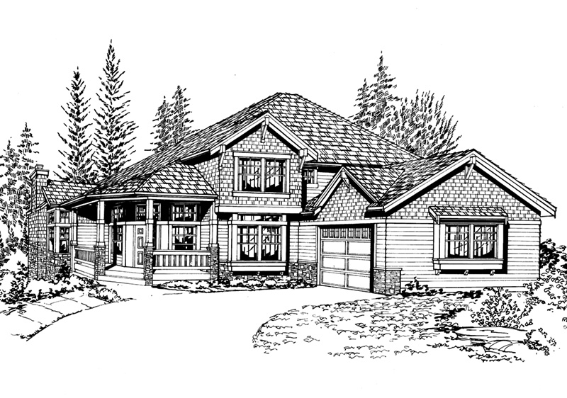 Riverwind Rustic Home Plan 071D-0076 - Shop House Plans and More