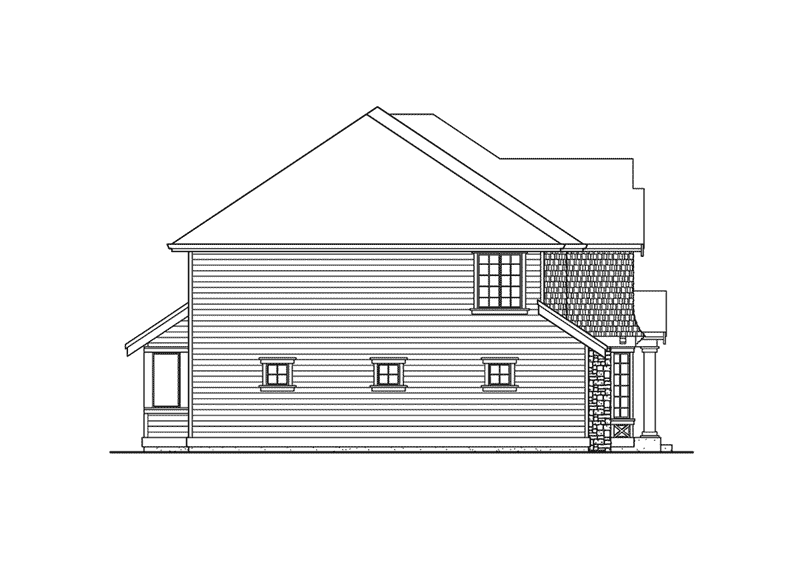 Bellingham Arts And Crafts Home Plan 071D 0116 Search House Plans And More