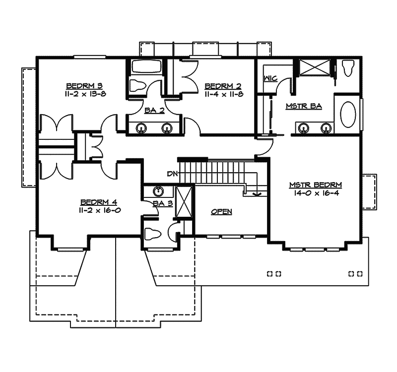 Garden Path Craftsman Home Plan 071D-0129 - Search House Plans and More