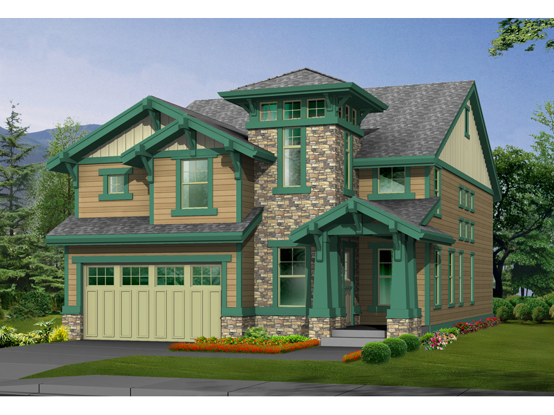 Etherton Arts And Crafts Home Plan 071D-0130 | House Plans and More