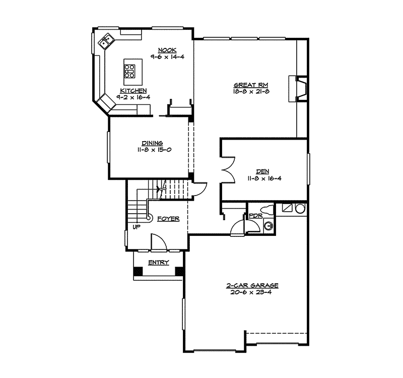 Fawn Lake Craftsman Home Plan 071d-0143 - Search House Plans And More