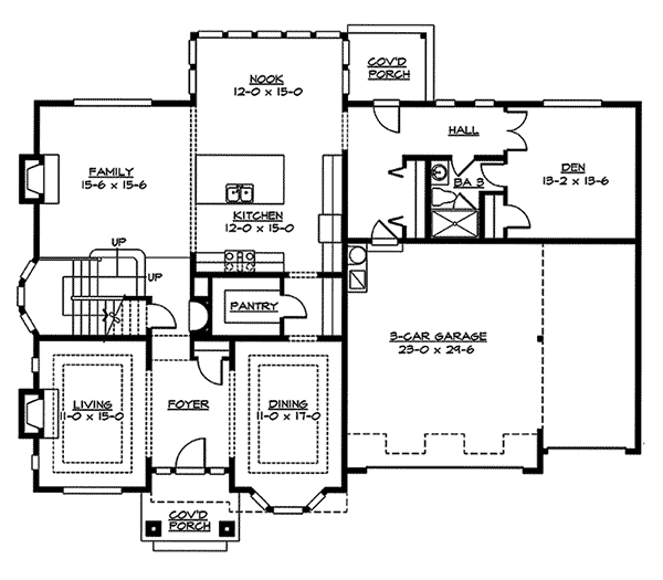 Summer Ridge Traditional Home Plan 071D-0170 | House Plans and More