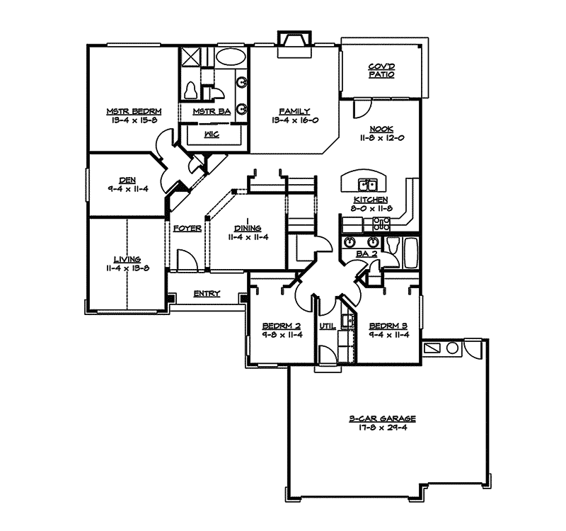 Jade Forest Country Ranch Home Plan 071D0220 House