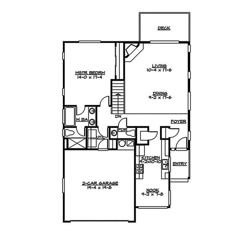 Ridgepoint Rustic Ranch Home Plan 071D-0224 - Shop House Plans and More