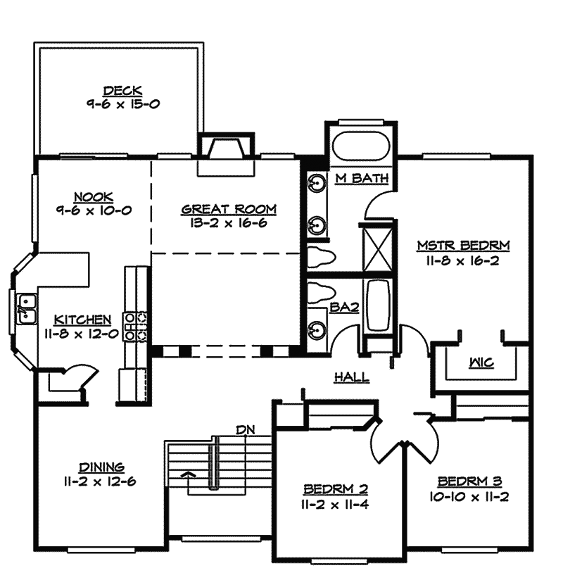 Salem Hill Split-Level Home Plan 071D-0241 - Shop House Plans and More