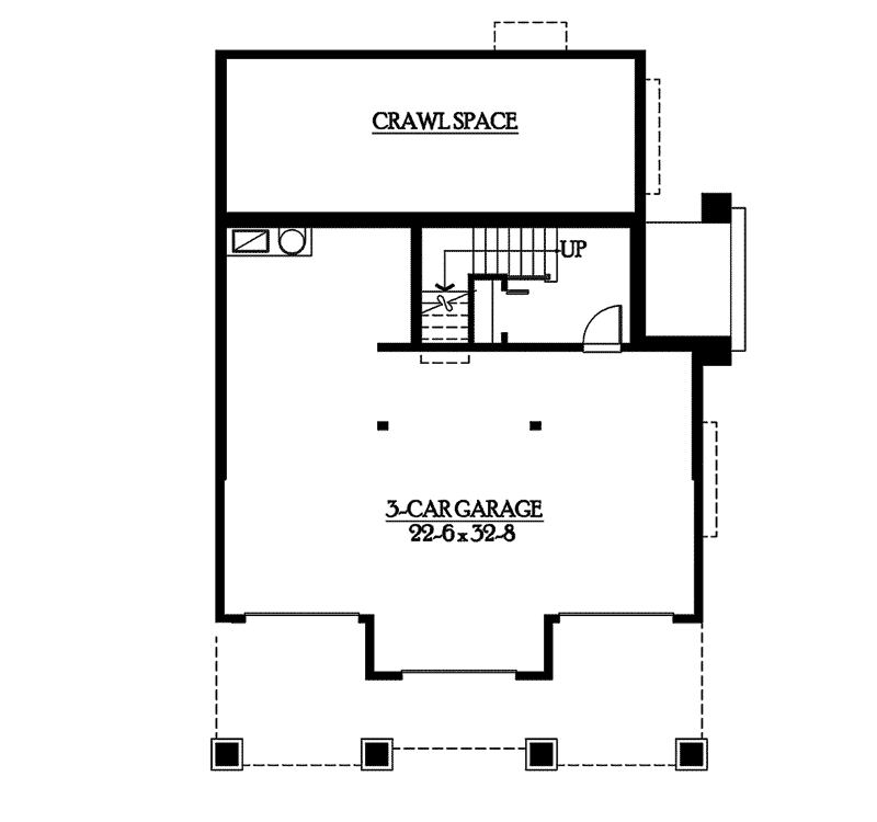 Lesparre Raised Craftsman Home Plan 071d-0248 - Shop House Plans And More