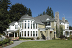 Shingle House Plan Rear Photo 02 - Horton Manor Luxury Home 071S-0001 - Search House Plans and More