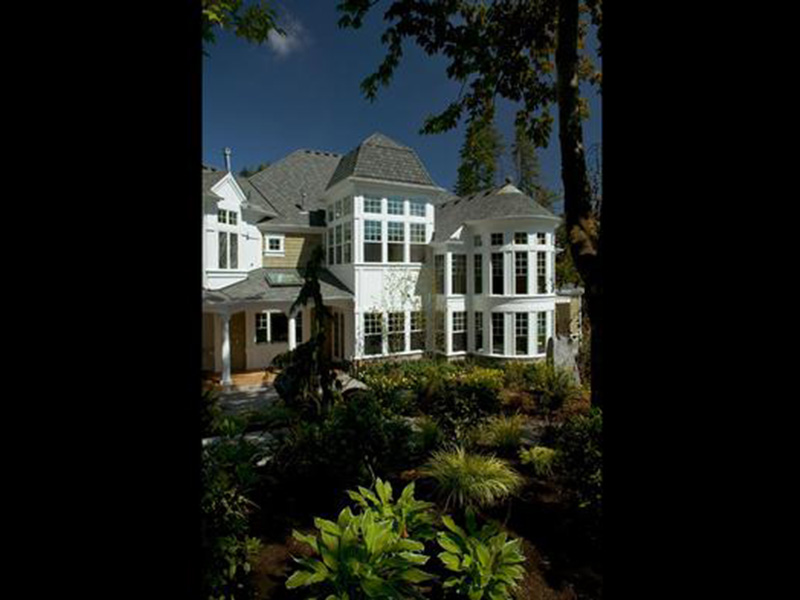 Shingle House Plan Rear Photo 03 - Horton Manor Luxury Home 071S-0001 - Search House Plans and More