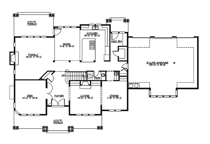 Richert Place Craftsman Home Plan 071S-0016 - Shop House Plans and More