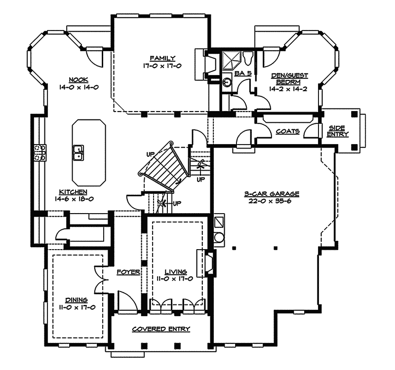 Oxford Meadow European Home Plan 071S-0020 - Shop House Plans and More