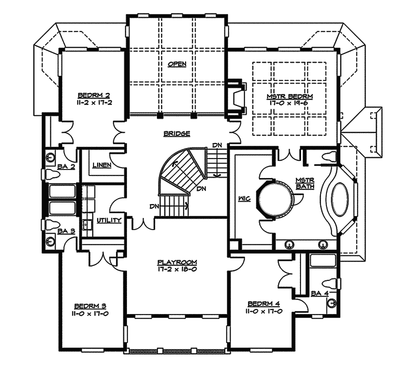 Oxford Meadow European Home Plan 071S-0020 - Shop House Plans and More