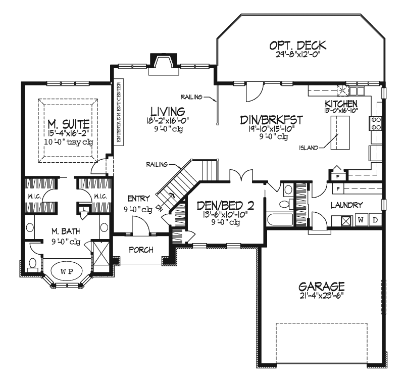 Boulder Creek Luxury Ranch Home Plan 072D 0091 Search House Plans And More