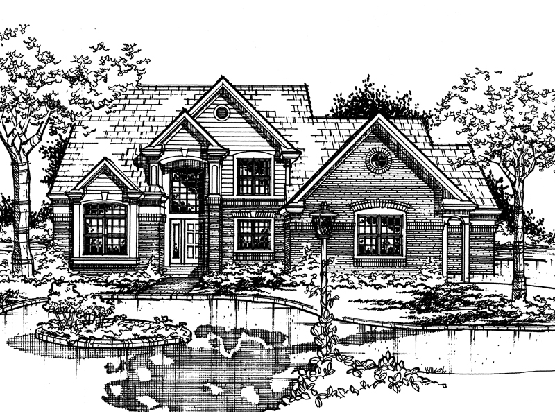 Allendorf Traditional Home Plan 072D-0109 - Search House Plans and More