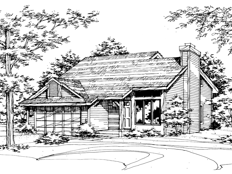 Raleigh Hill Ranch Home Plan 072D-0159 - Shop House Plans and More