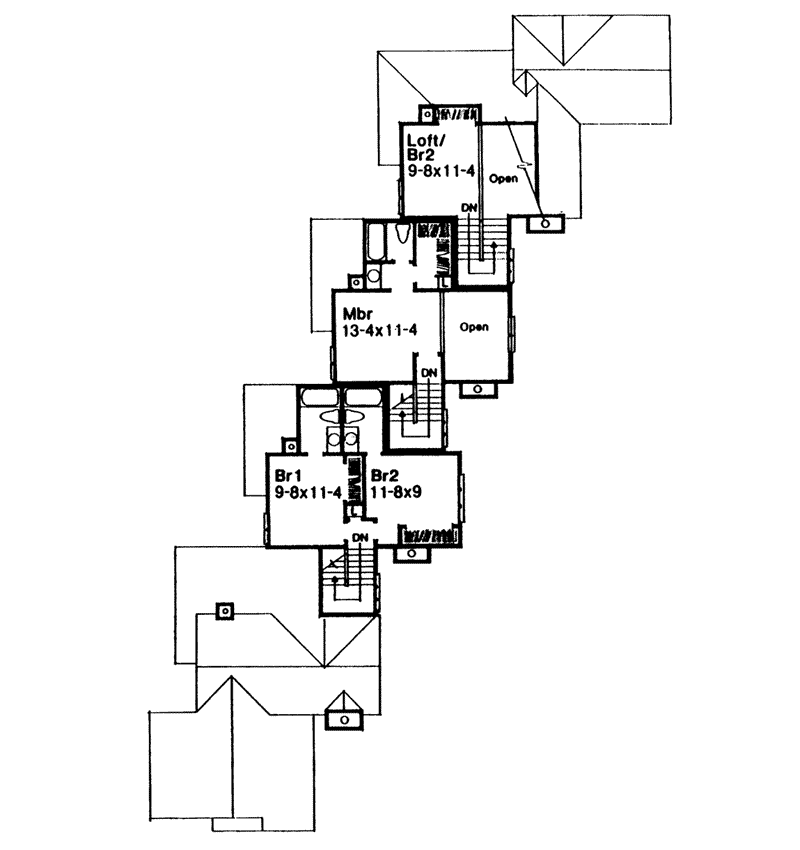 Lupton Country Style Fourplex Plan 072D-0172 - Shop House Plans and More