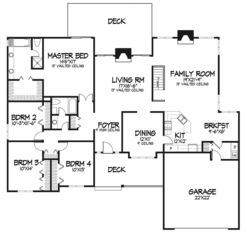 Quinlan Ranch Home Plan 072D-0174 - Shop House Plans and More