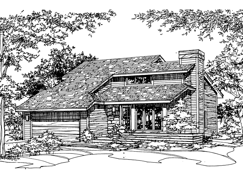 Crooked Point Contemporary Home Plan 072D-0194 - Search House Plans and ...