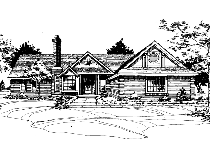 Rosary Rustic Traditional Home Plan 072D-0225 - Shop House Plans and More