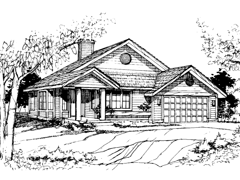 Attleboro Heights Ranch Home Plan 072D-0231 - Search House Plans and More