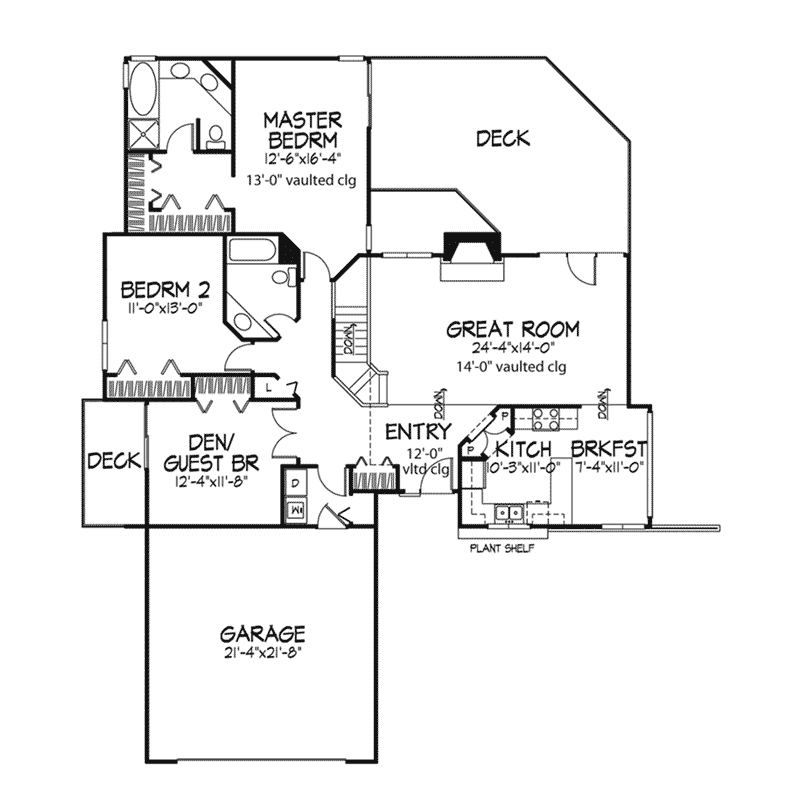 Lockwood Point Ranch Home Plan 072D-0238 - Shop House Plans and More