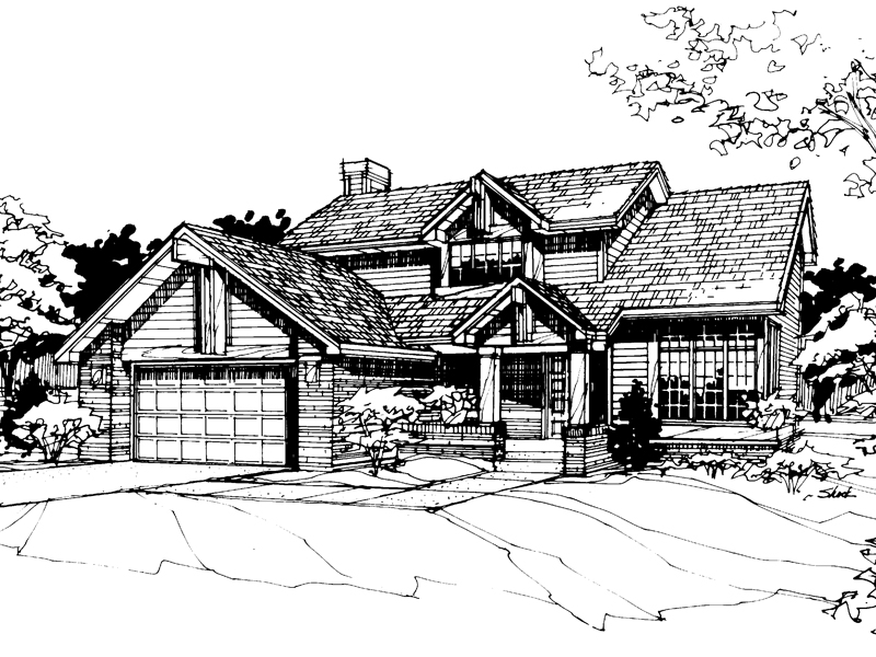 Gingertree Craftsman Home Plan 072D-0261 - Search House Plans and More