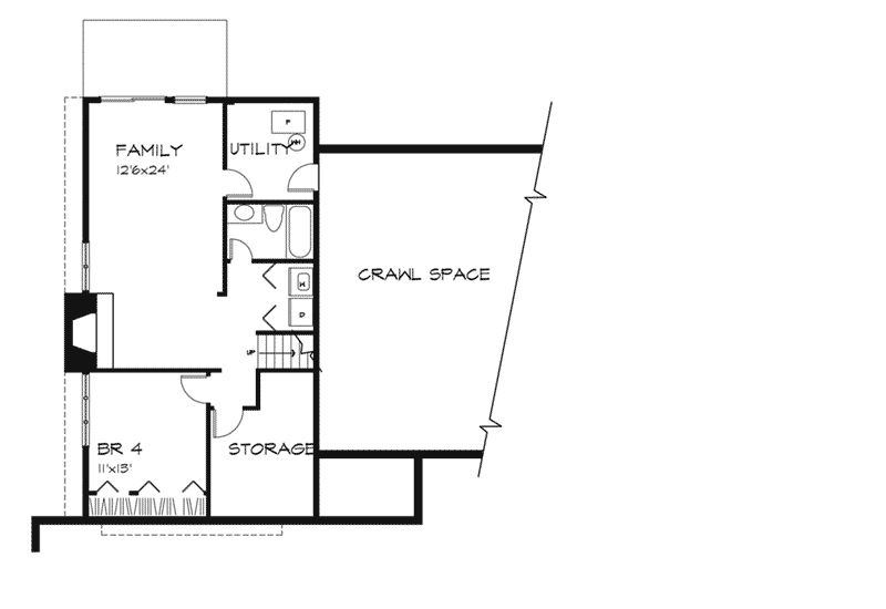 Saddlebrook Split-Level Home Plan 072D-0277 - Shop House Plans and More