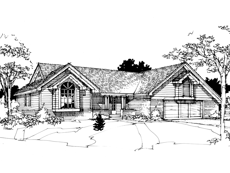 Sugar Ridge Ranch Home Plan 072D-0279 - Shop House Plans and More