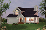 Southern Style Traditional House With Charming Front Coveed Porch